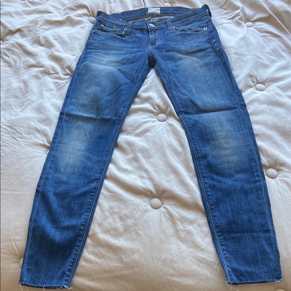 Hudson Raw-Hem Jeans